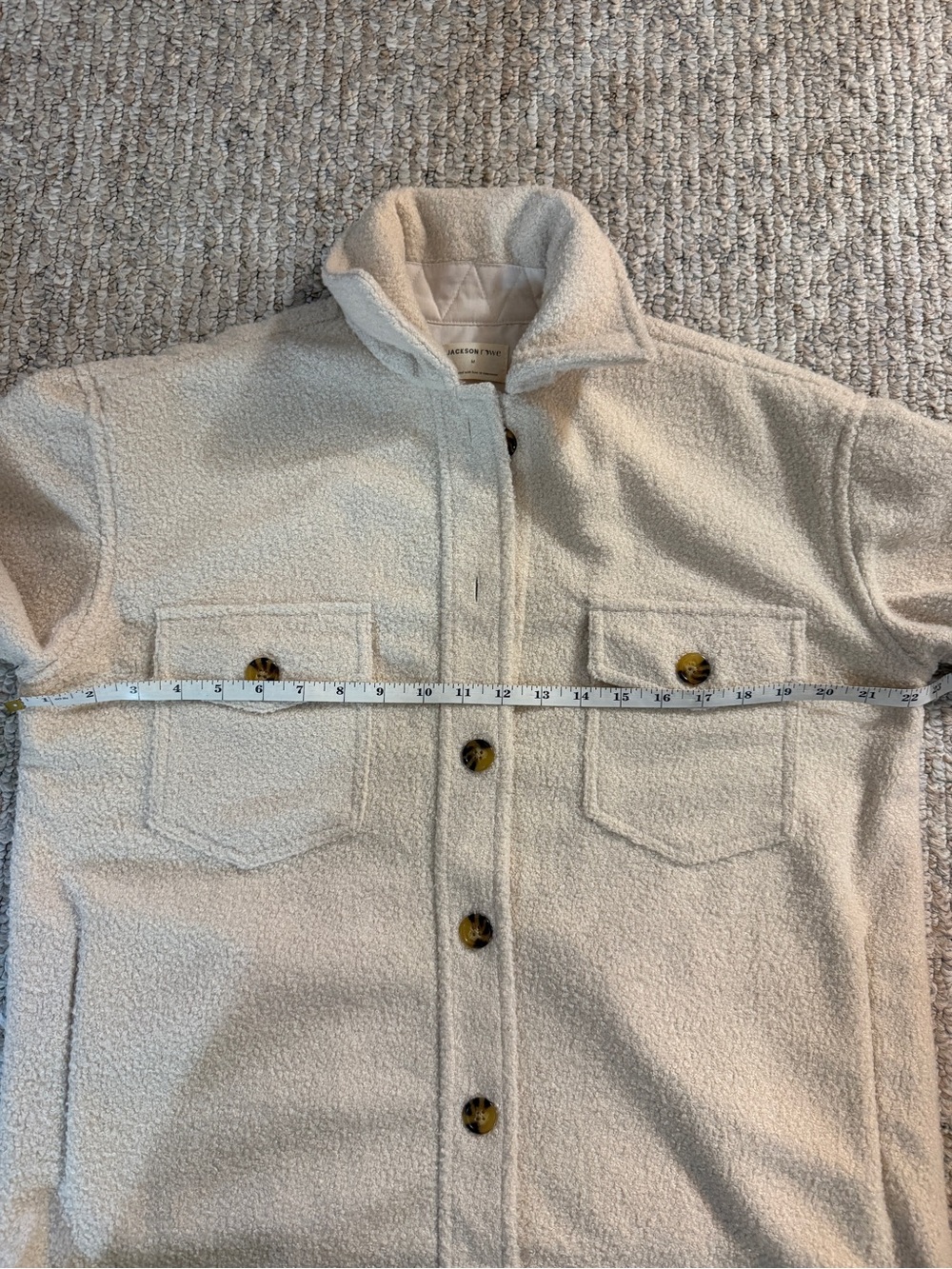 Jackson Rowe Panamint Jacket Cream Medium - Picture 9 of 11